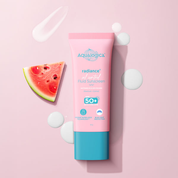 Aqualogica Radiance+ Oil Control Fluid Sunscreen for Oily Skin - 50g