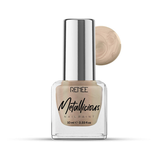 RENEE Metallicious Nail Paint (06 Gold Brass)