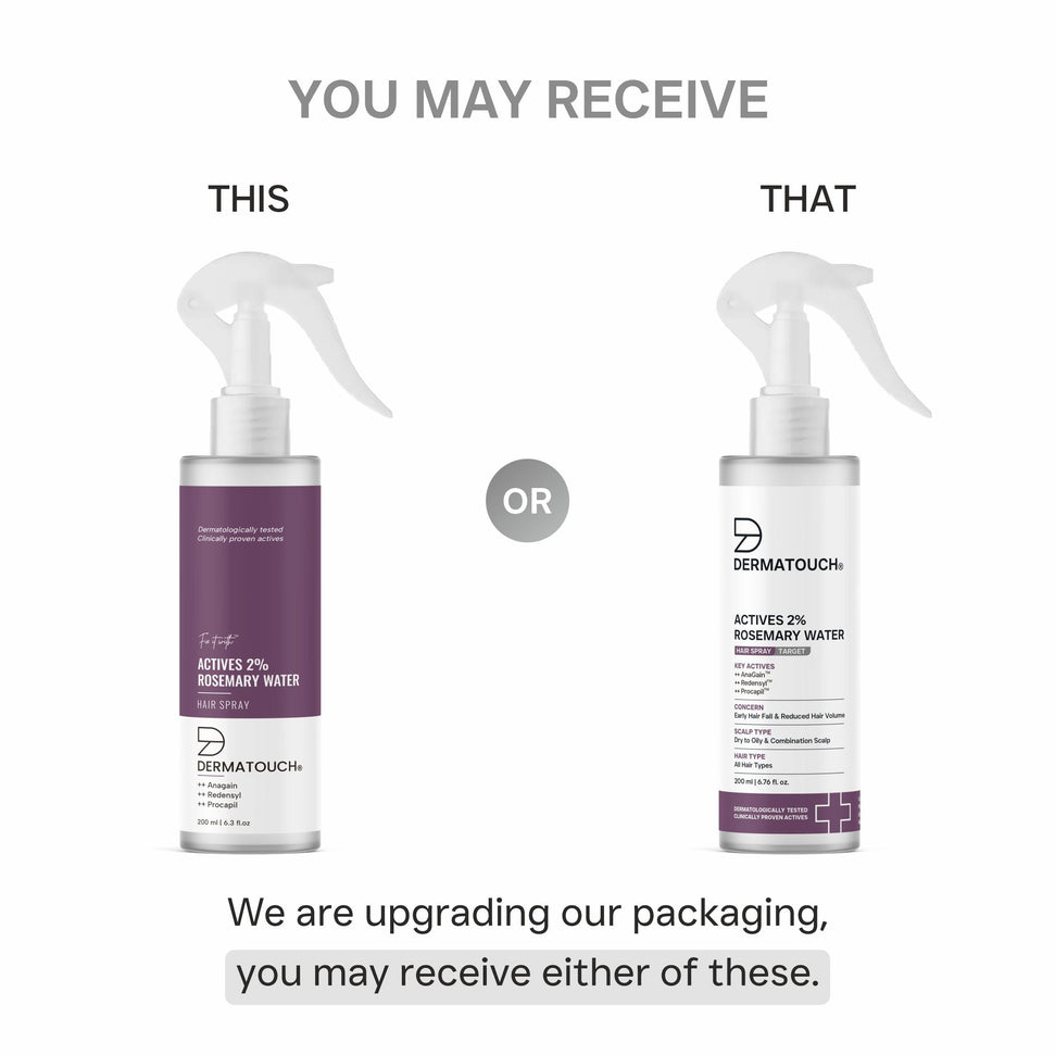 Dermatouch Actives 2% Rosemary Water Spray for Hair Growth 200ml