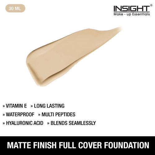 Insight cosmetics Matte Finish Full Cover Foundation (LN10)