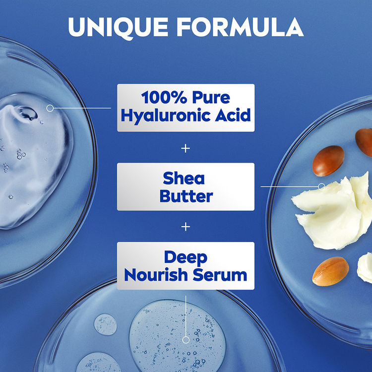 NIVEA Shea butter BODY LOTION - 5 in 1 COMPLETE CARE for 48H Moisturised Skin (Dry Skin)
(200 ml)
