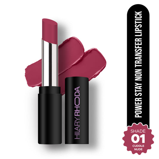 Hilary Rhoda Power Stay Non Transfer Lipstick (Cuddle Nude 01)