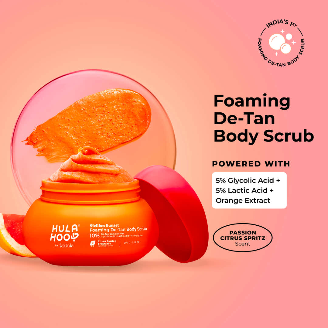 Hula Hoop Foaming De-Tan Body Scrub