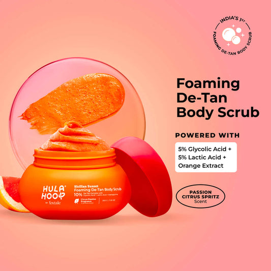 Hula Hoop Foaming De-Tan Body Scrub