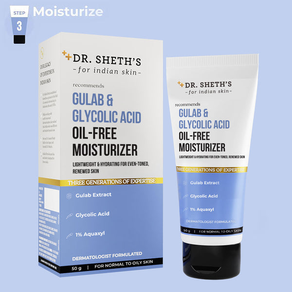 Dr. Sheth's Gulab & Glycolic Acid Oil-Free Moisturizer-50g