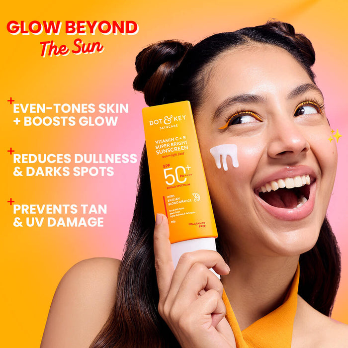 Dot & Key Vitamin C + E Sunscreen, SPF 50+ PA++++ (50g)