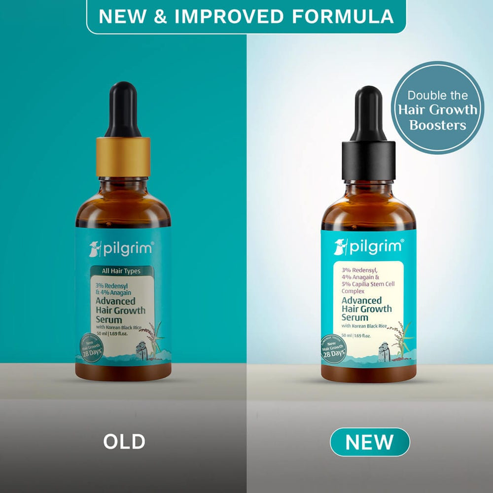 Pilgrim 3% Redensyl 4% Anagain Advanced Hair Growth Serum (50ml)