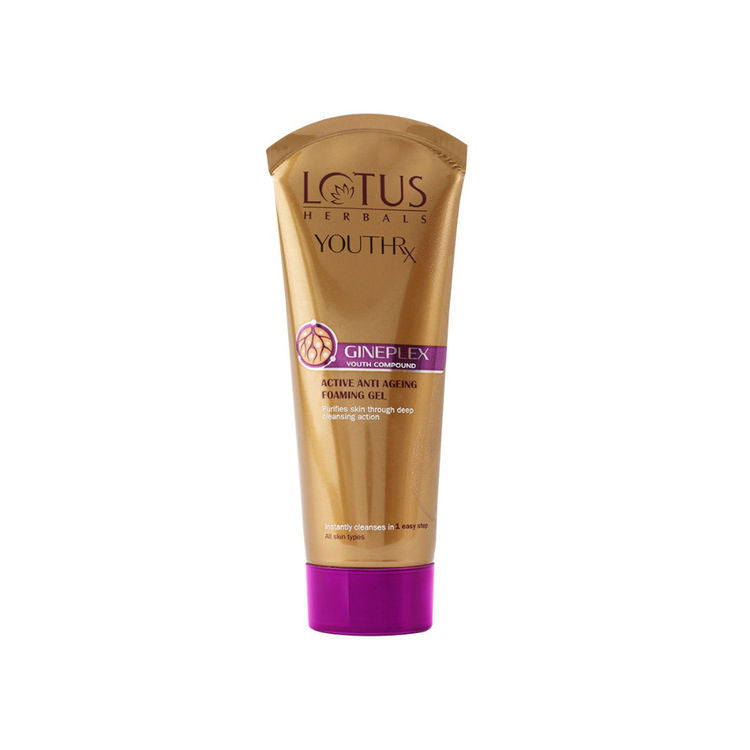 Lotus Herbals Gineplex YouthRx Active Anti-Ageing Foaming Gel
(100g)