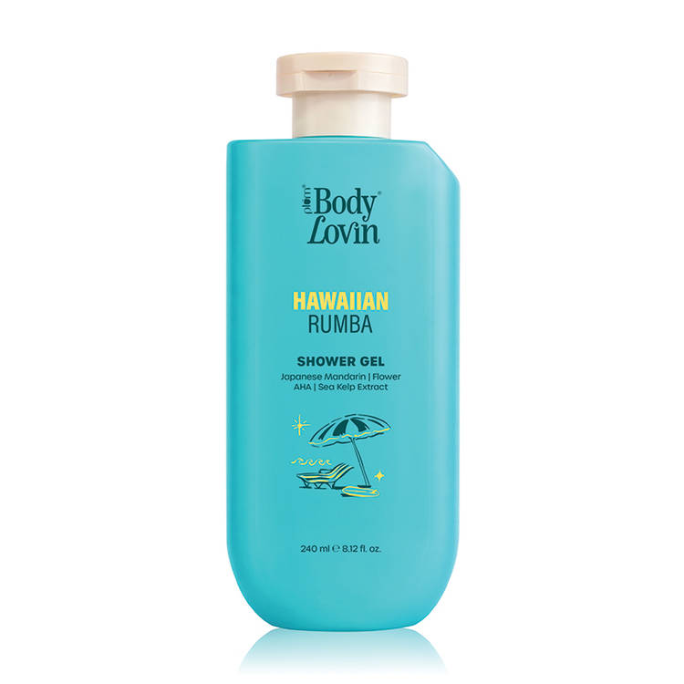 Plum BodyLovin Hawaiian Rumba Shower Gel - Fresh Beachy Body Wash (240ml)