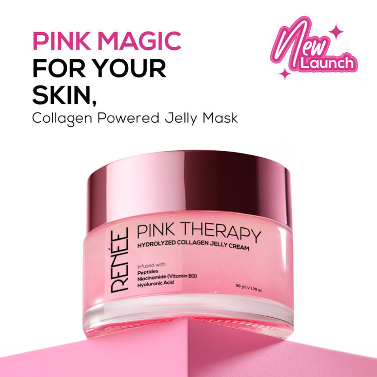 RENEE Pink Therapy Hydrolyzed Collagen Overnight Sleeping Jelly Mask for Antiaging & Hydrated Skin
(50g)