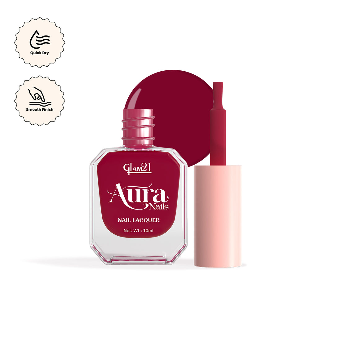 Glam21 Aura - Nail Lacquer (37Red Alert)