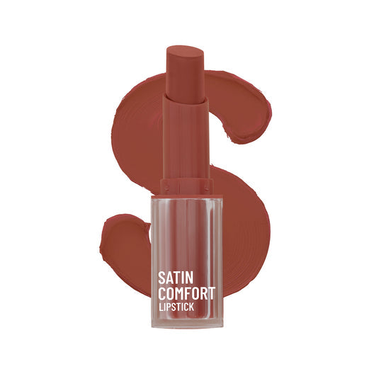 Swiss Beauty Satin Comfort Lipstick 03(Roasted Brown)