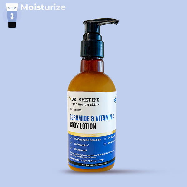 Dr. Sheth's Ceramide & Vitamin C Body Lotion - 200ml