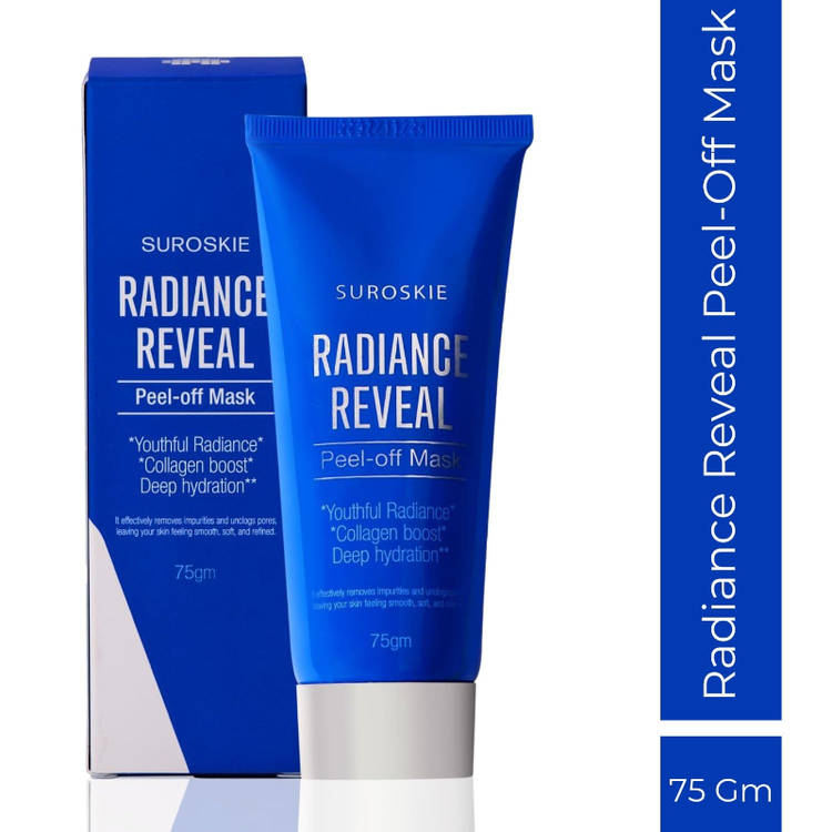 SUROSKIE Radiance Reveal Peel Off Mask For Glow & Hydration (75g)