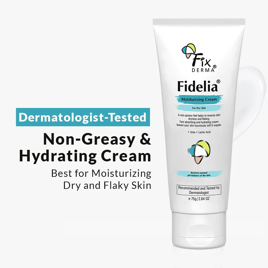 Fixderma Fidelia Moisturizing Cream | A non-greasy and Hydrating Cream for Dry Skin