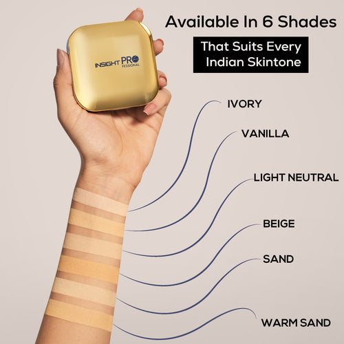 Insight professional All Day Matte Compact Foundation (4 Beige)