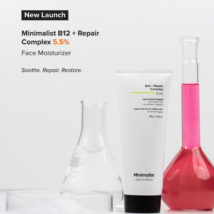 Minimalist B12 + Repair Complex 5.5% Face Moisturizer
(50g)