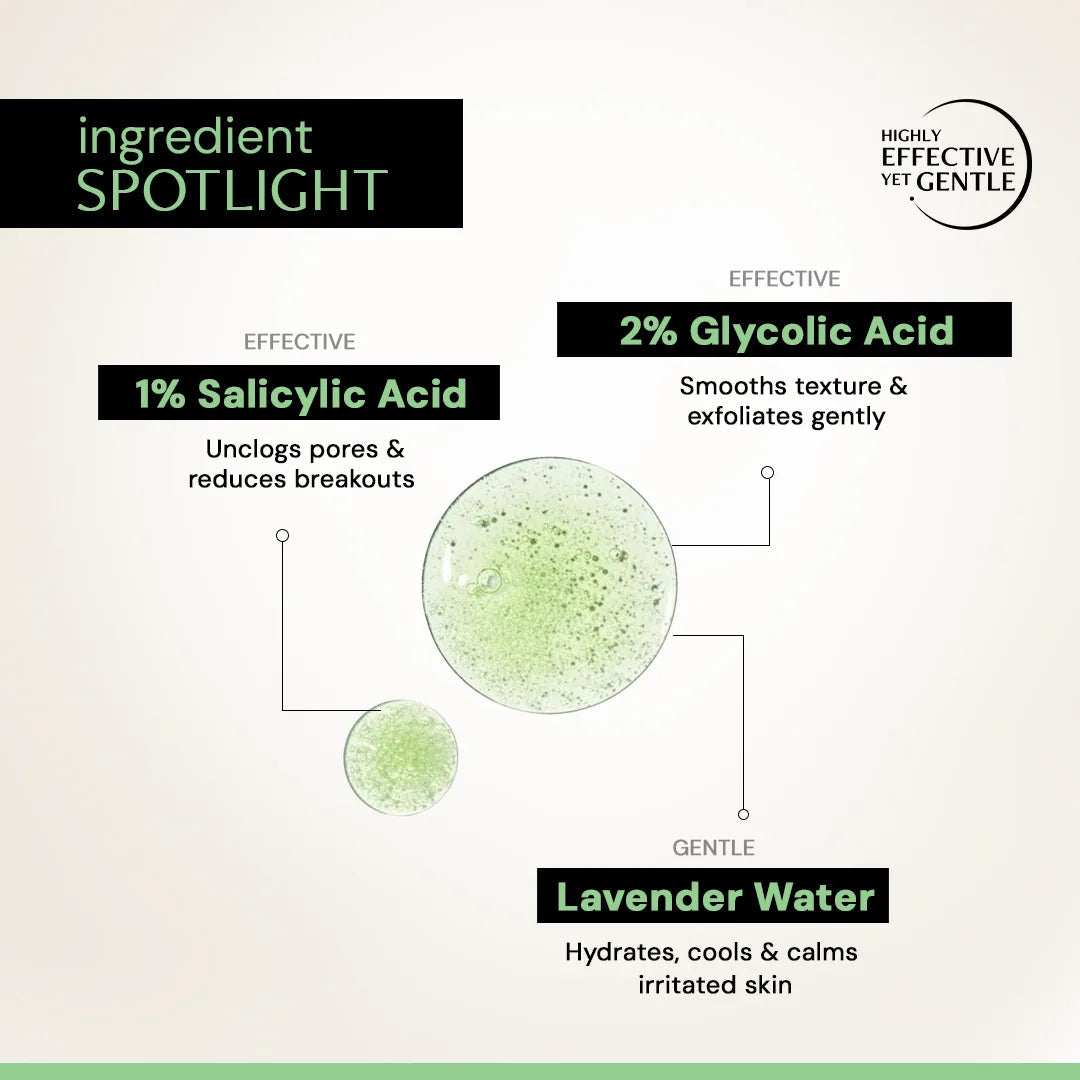 Deconstruct Salicylic Acid Body Wash - 1% salicylic acid + 2% glycolic acid | Fights body acne
