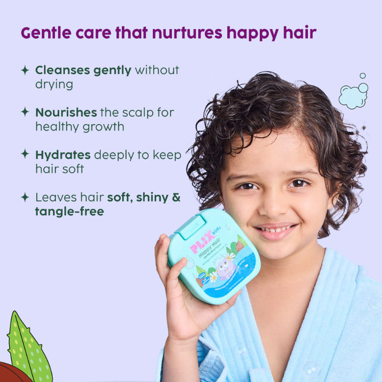 PlixKids Happy Hair Gentle Shampoo For Gentle Cleansing
(180ml)