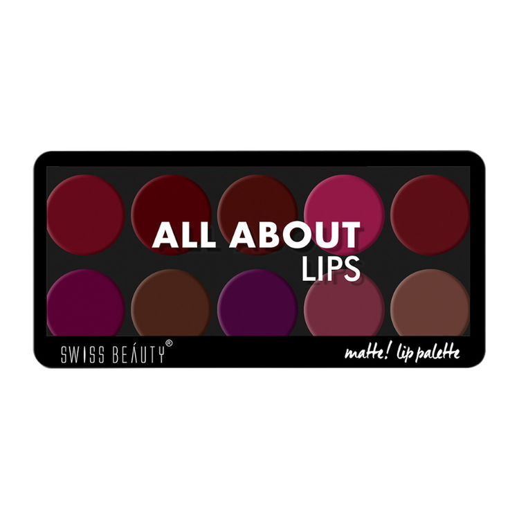 Swiss Beauty All About Lip Palette - Colors 03