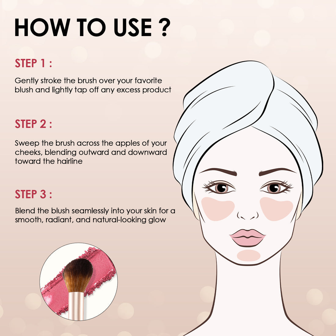 Glam21 Lord Of The Brushes Blusher Brush