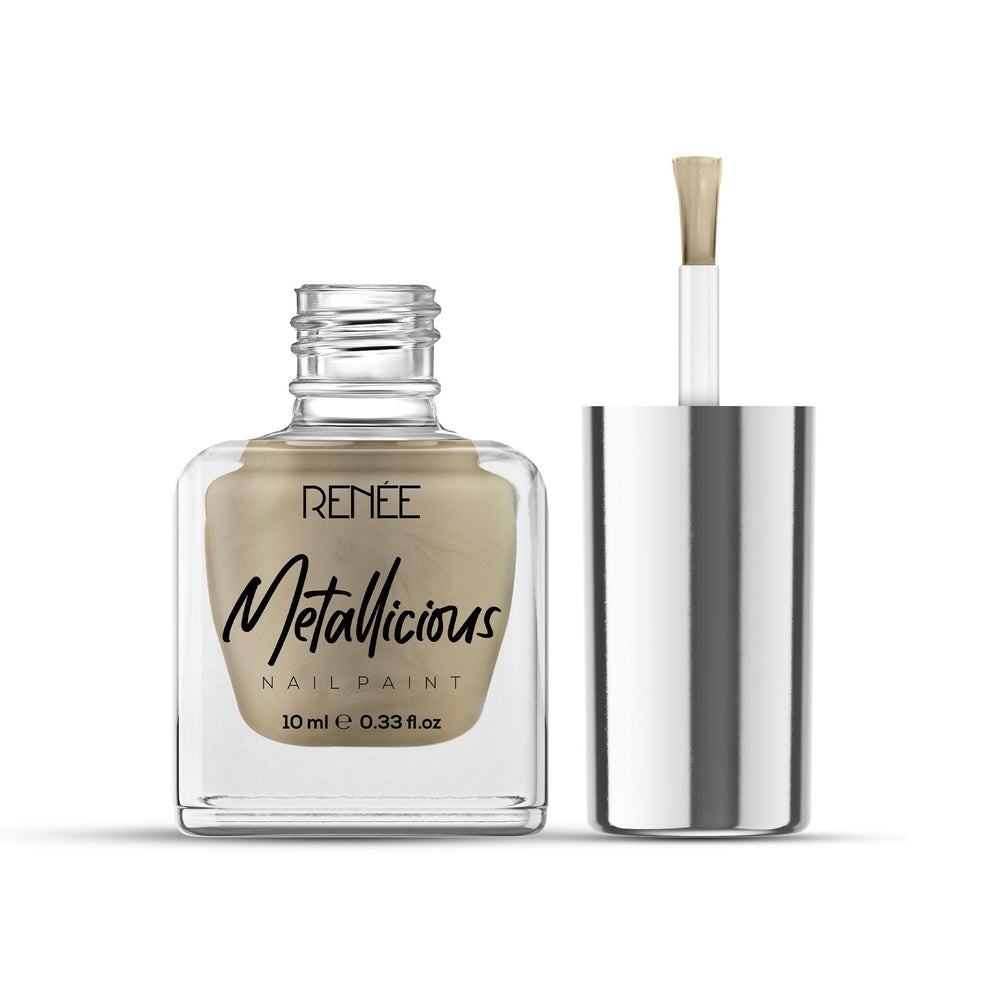 RENEE Metallicious Nail Paint (01 Vegas Gold)
