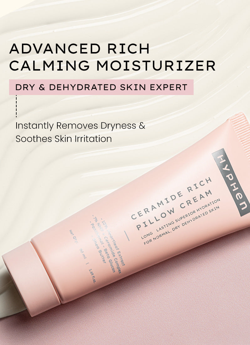 Hyphen 7% ceramides-nmf face moisturizer rich pillow cream - 50 ml