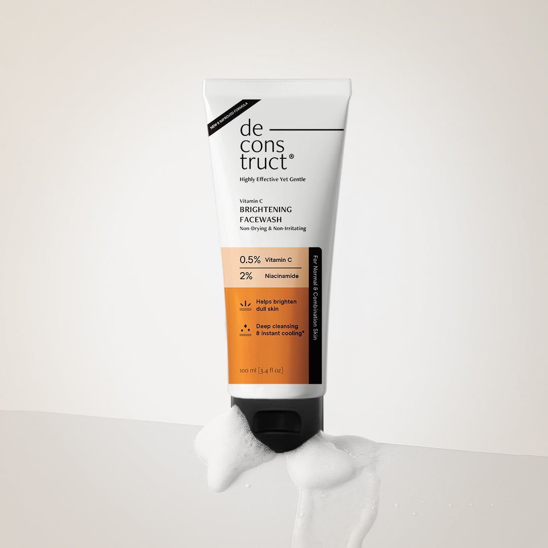Deconstruct Vitamin C Brightening Face Wash – 0.5% Vitamin C + 2% Niacinamide