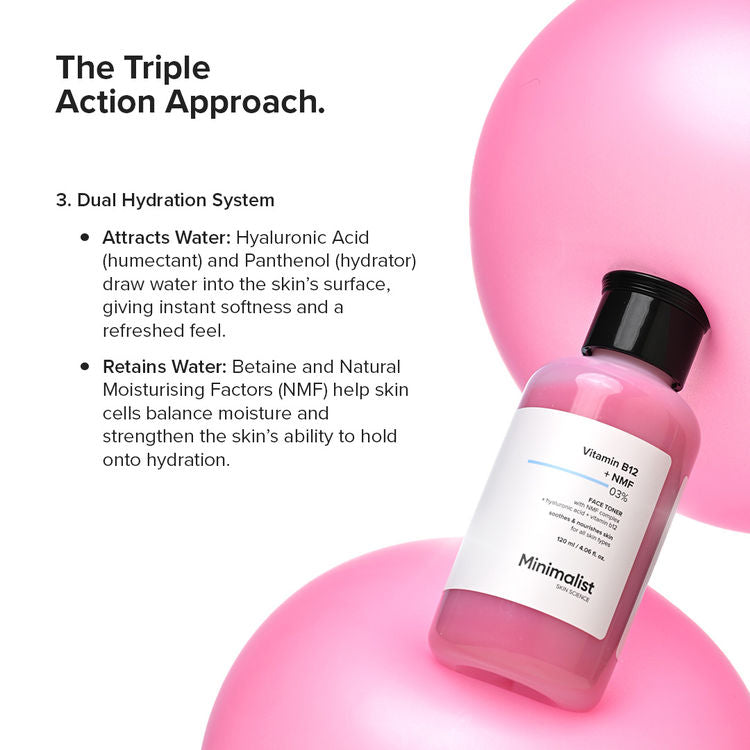 Minimalist itamin B12+NMF 03% Face Toner (120ml)
