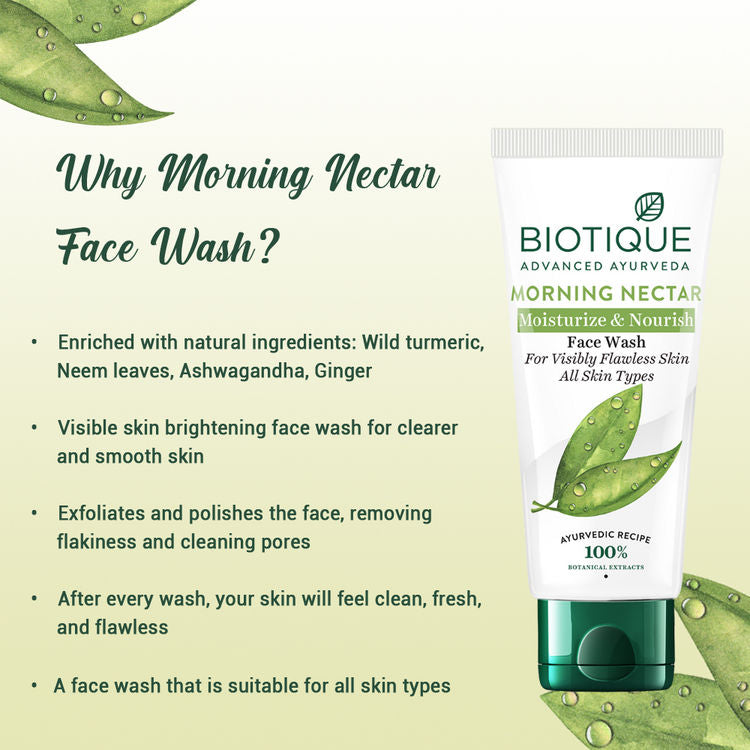 Biotique Bio Morning Nectar Visibly Flawless Face Wash
(200ml)
