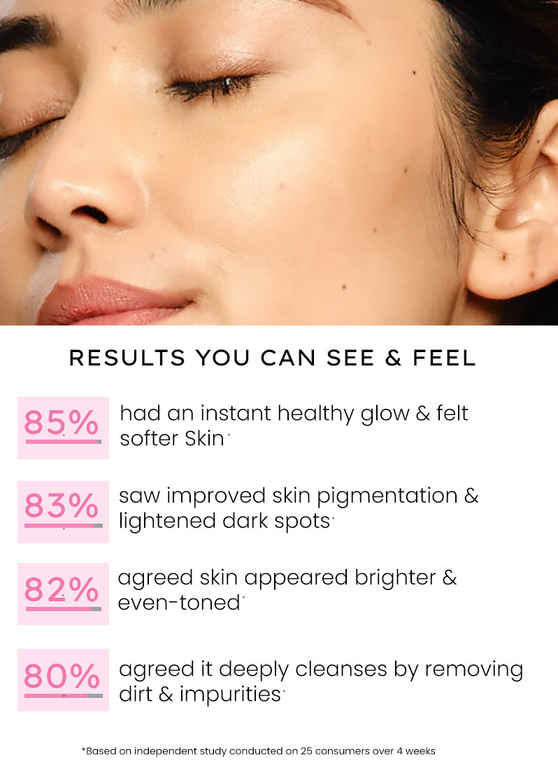 Hyphen 10% fermented rice water cleanser - 1% vit c & 0.5% glycolic acid (200ml)