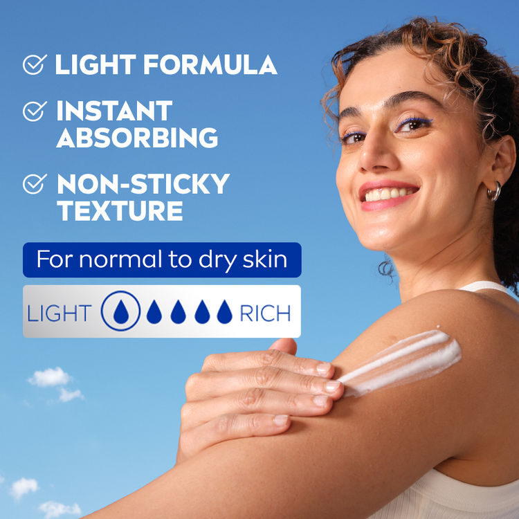 NIVEA Express Hydration BODY LOTION with Sea Minerals - 5 in 1 COMPLETE CARE for 48H Moisturization
(200ml)