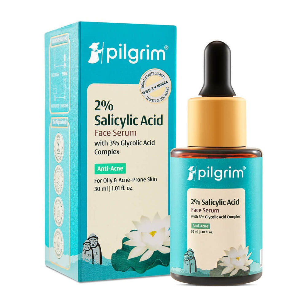 Pilgrim 2% Salicylic Acid Anti-Acne Face Serum
3% Glycolic Acid To Fight Acne