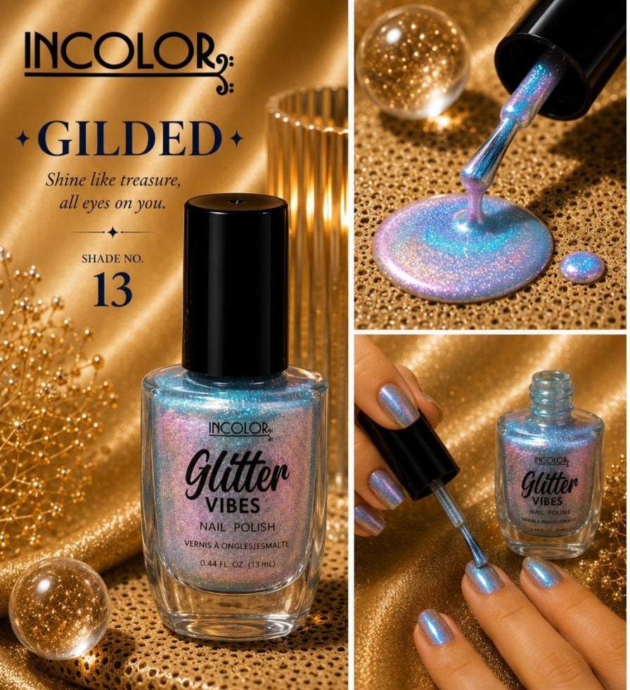 Incolor Glitter Vibes Nail Paints/ 13
