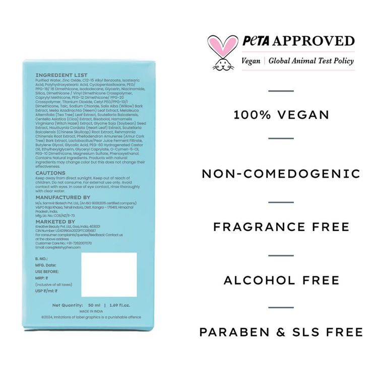 Hyphen Sun milk 100% mineral sunscreen spf 50 pa++++ | 50 ml