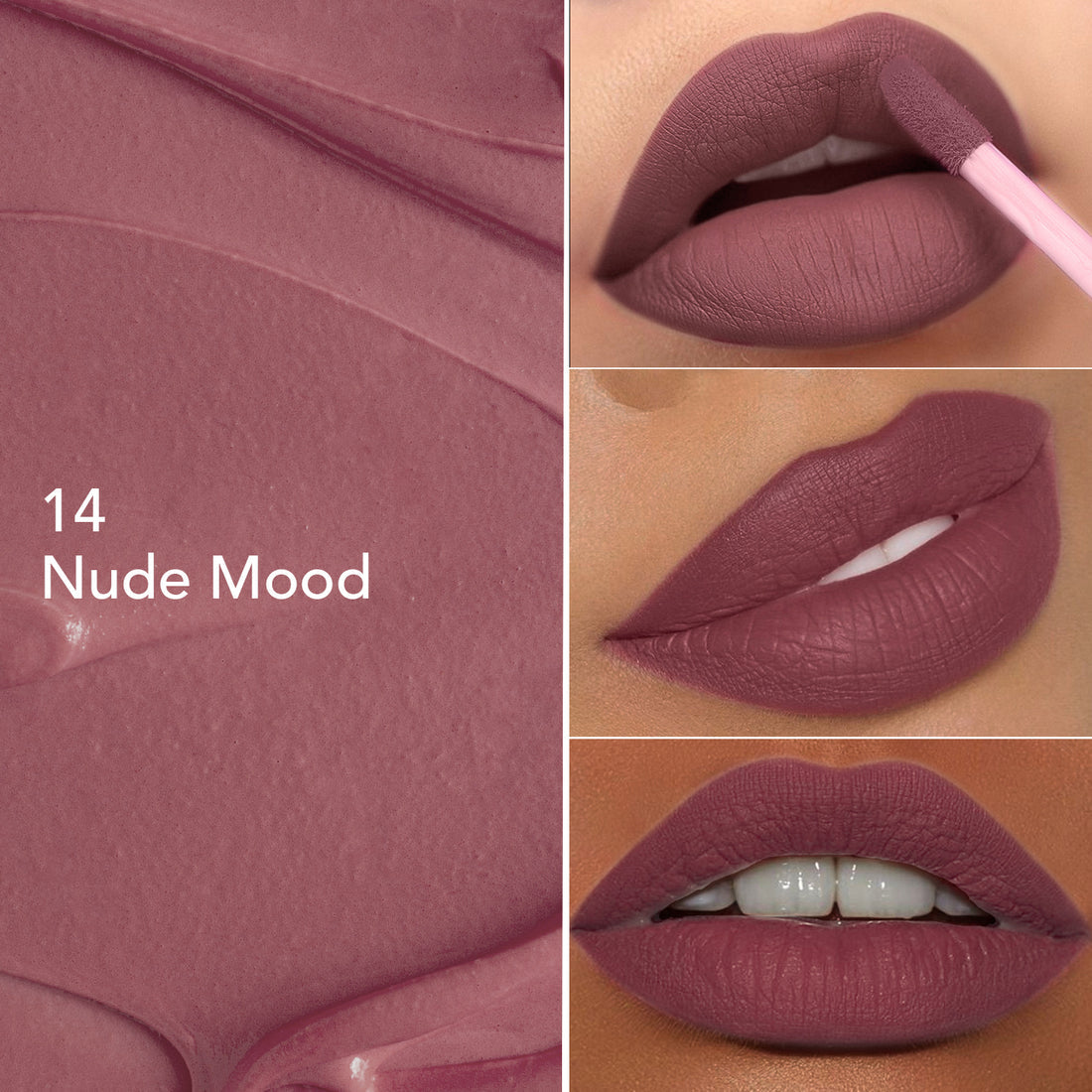 Glam21 Mattitude Lipstick (14Nude Mood)