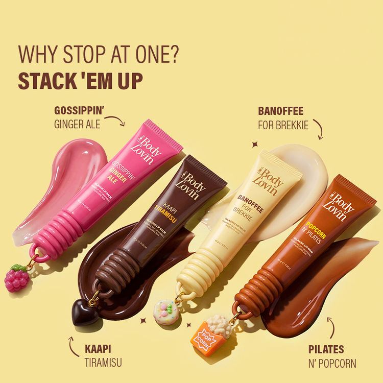 Plum BodyLovin' Banoffee For Brekkie Glassic Lip Balm - Clear Gloss
(10g)