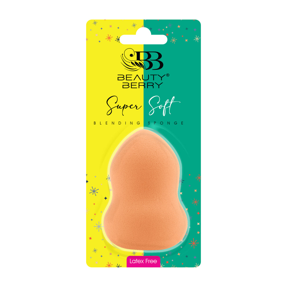 Beauty Berry Super Soft Beauty Blender / Orange Pear Cut