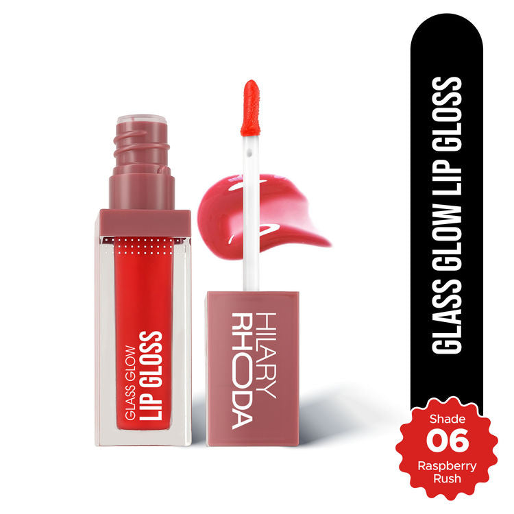 Hilary Rhoda Glass Glow Lip Gloss (Raspberry Rush 06)