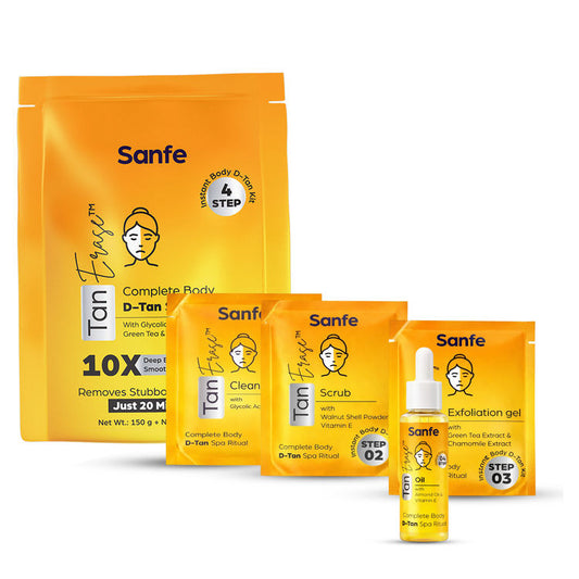 Sanfe Tan Erase Body Detan Kit (150g)