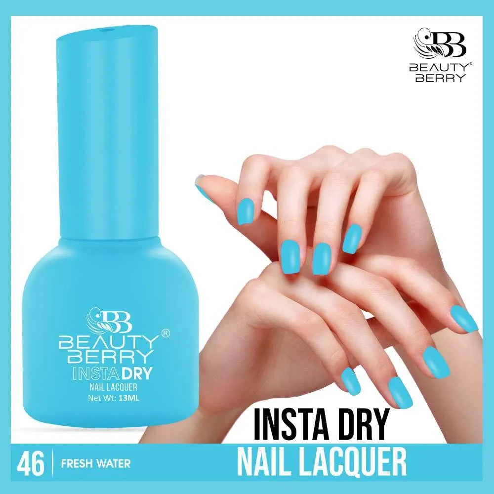 Beauty Berry Insta Dry Nail Lacquer (FRESH WATER-46)
