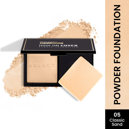 Swiss Beauty Select High On Cover Powder Foundation (05 Classic Sand)