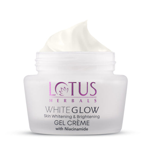 Lotus Herbals WhiteGlow Skin Whitening & Brightening Gel Cream|With Niacinamide|All Skin Types (35g)