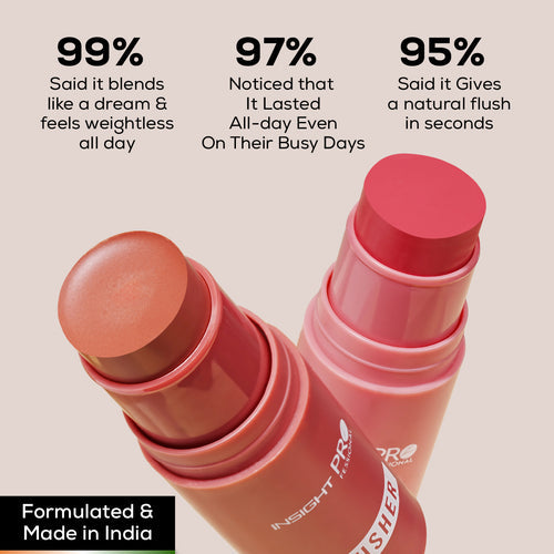 Insight professional Blusher  (01 Peachy Lush)