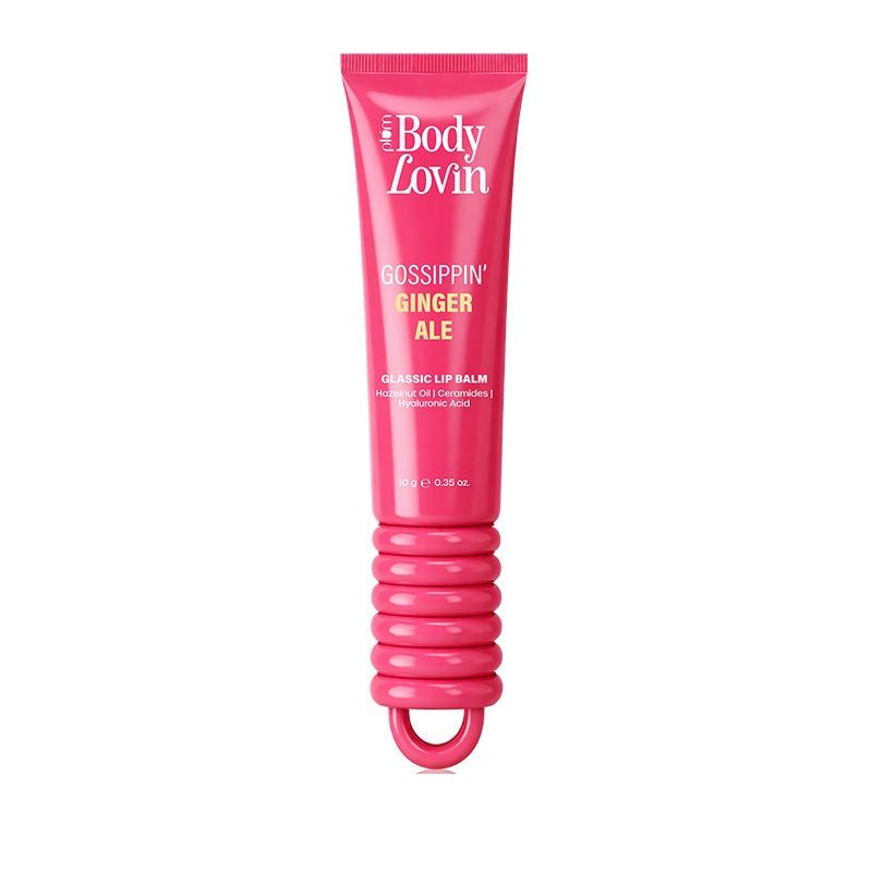 Plum BodyLovin' Gossippin’ Ginger Ale Glassic Lip Balm - Shimmery Pink
(10g)