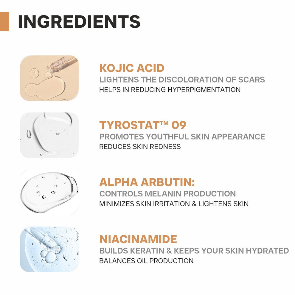 Dermatouch Kojic Acid 2% Cream for Hyperpigmentation & Blemishes 15g