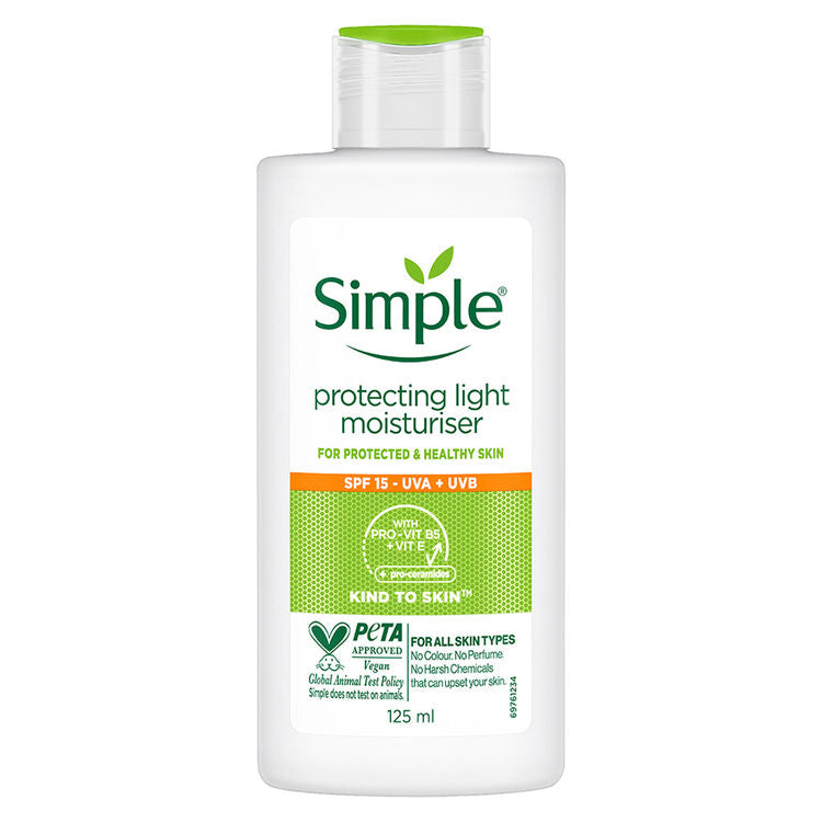 Simple Kind to Skin Protecting Light Moisturizer SPF UVA + UVB
(125ml)