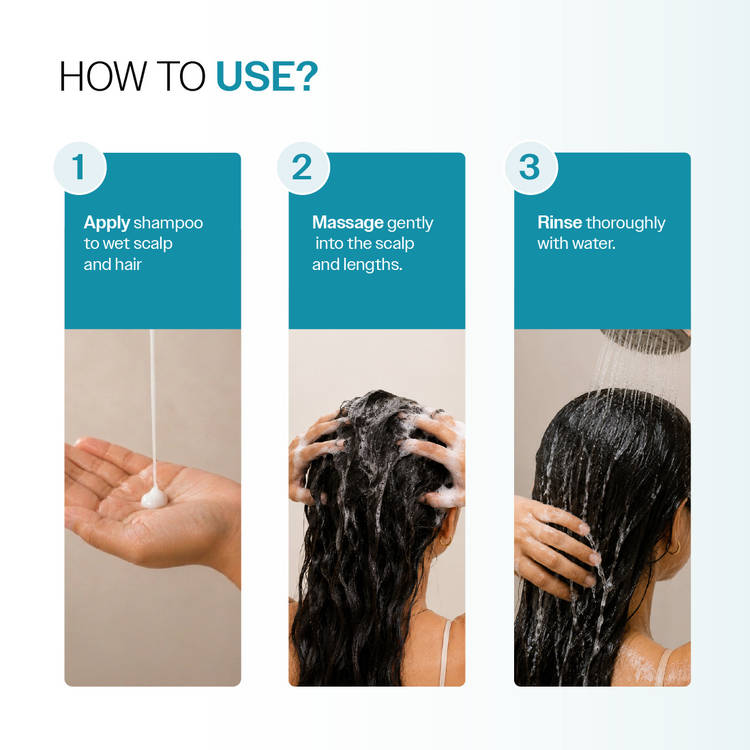 Bare Anatomy Damage Repair Shampoo for Damaged, Dry & Frizzy Hair Paraben & Sulphate Free Shampoo (250ml)