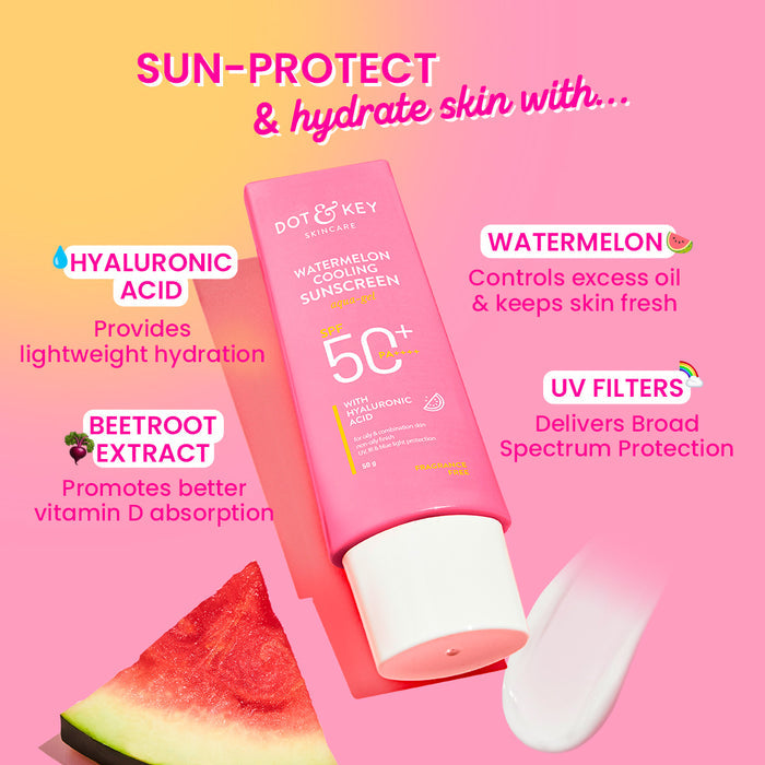 Dot & Key Watermelon Sunscreen, SPF 50+ PA++++(80g)