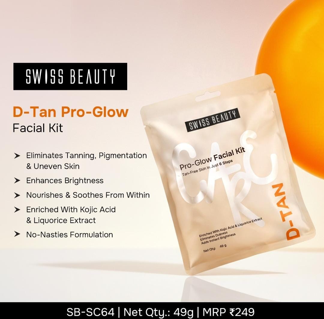 Swiss Beauty D-Tan Pro-Glow Facial Kit